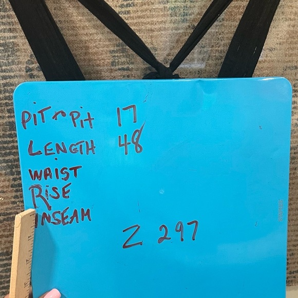 Maeve Black Textured Jumper Romper 6 Wide Leg Halter Sleeveless Boho Twist - Picture 7 of 8